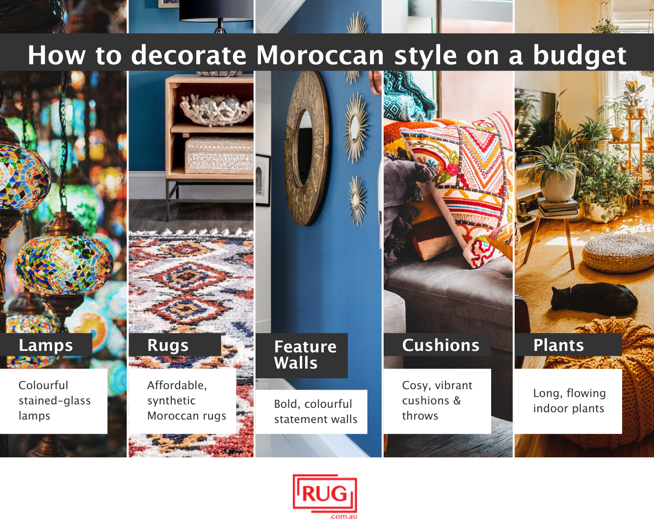 How to decorate Moroccan style on a budget